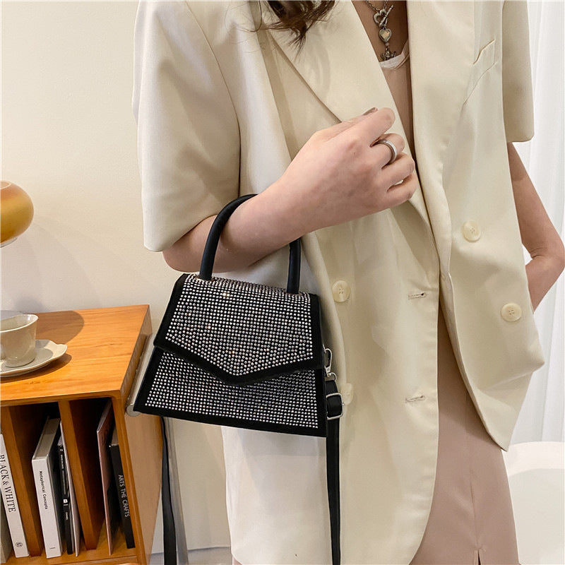 Women’s Rhinestones Flap Mini Top Handle Evening Bags image 4