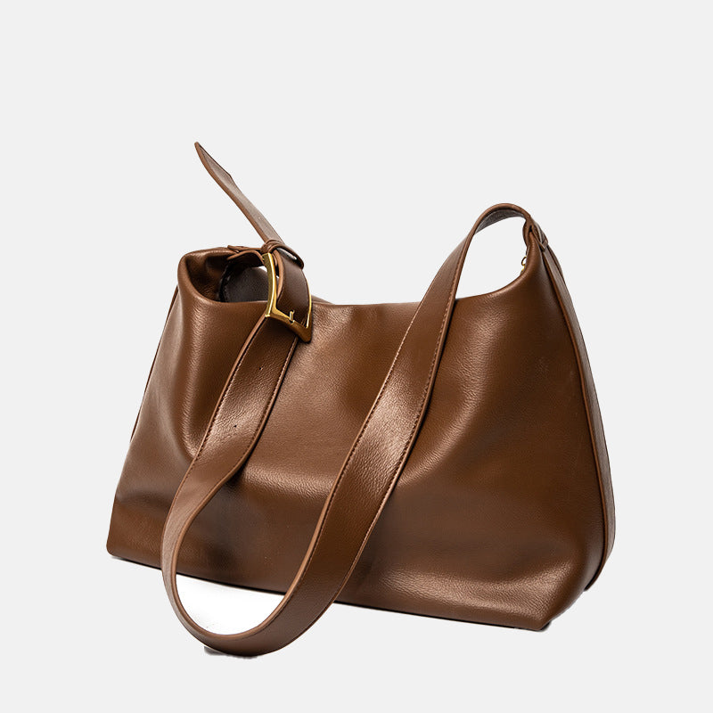 Women’s Large Soft Vegan Leather Shoulder Bags image 4