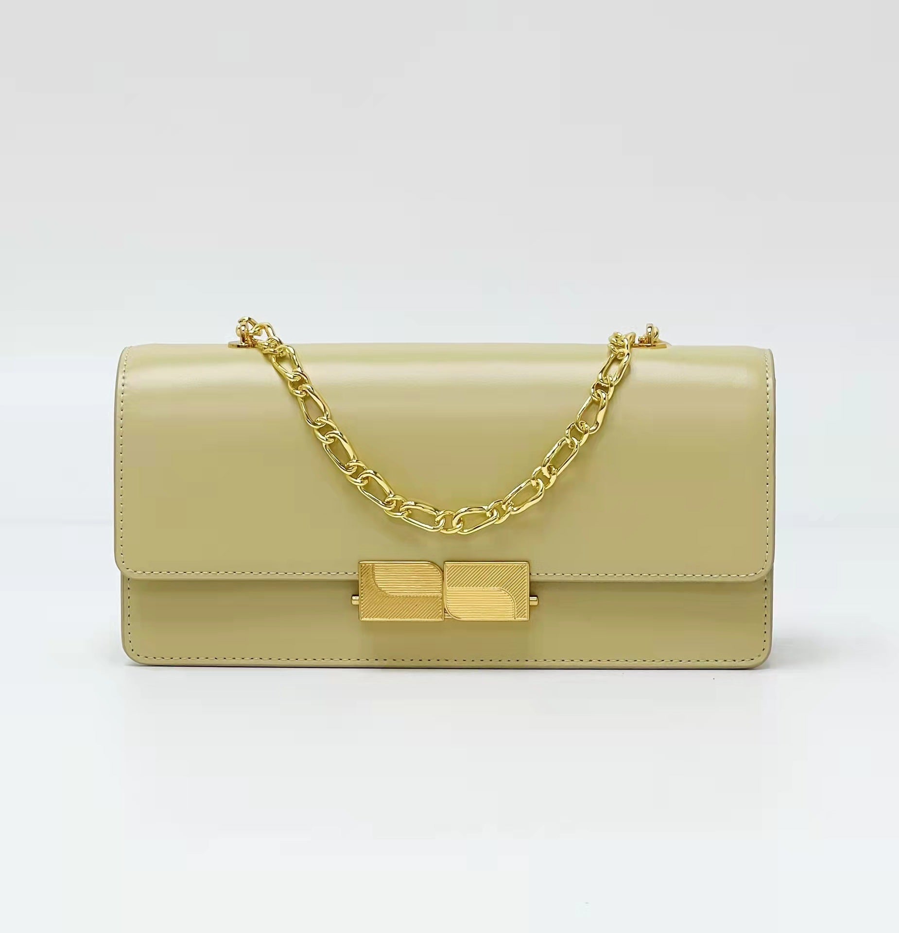 Women’s Genuine Leather Clutch Purse with Shoulder Chains image 3