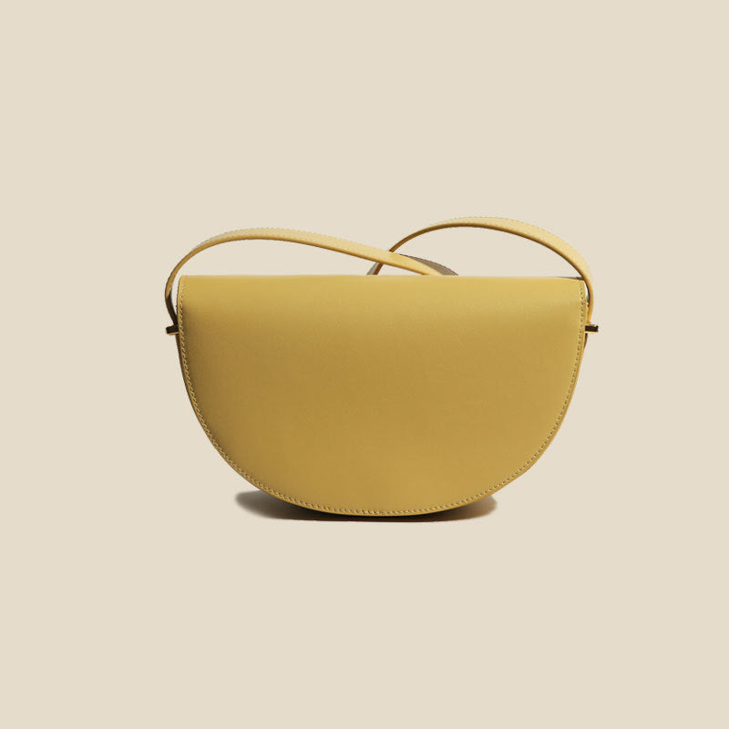 Women’s Hollow Out Genuine Leather Saddle Bags image 4