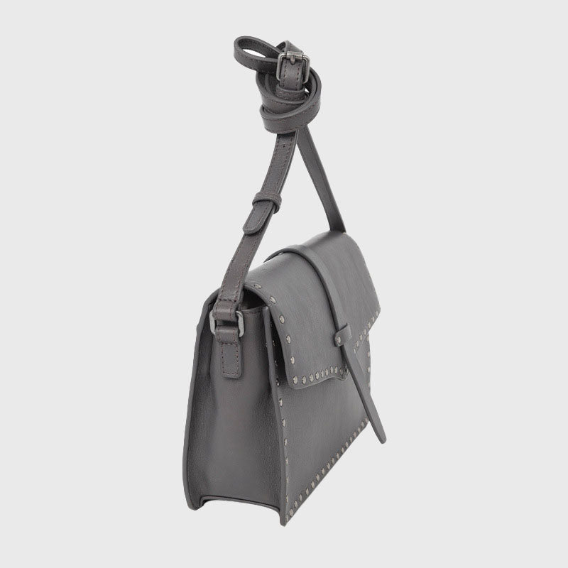 Women’s Studded Messenger Bags in Genuine Leather image 2