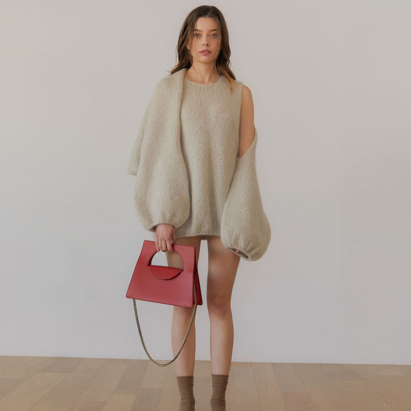 Women’s Minimal Clutch Bags Vegan Leather image 2