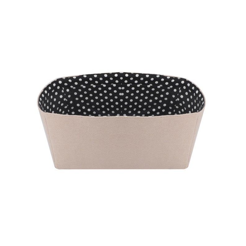 Felt Lindy Bag Organizer: Polka Dot Cotton Liner Insert