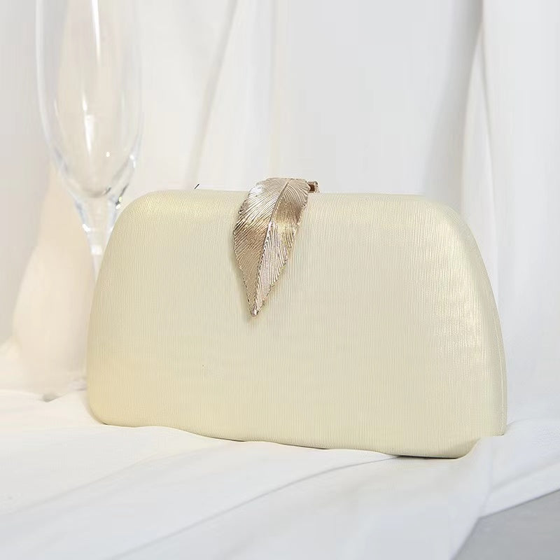 Women’s Leaves Glitter Prom Clutch Bags image 12