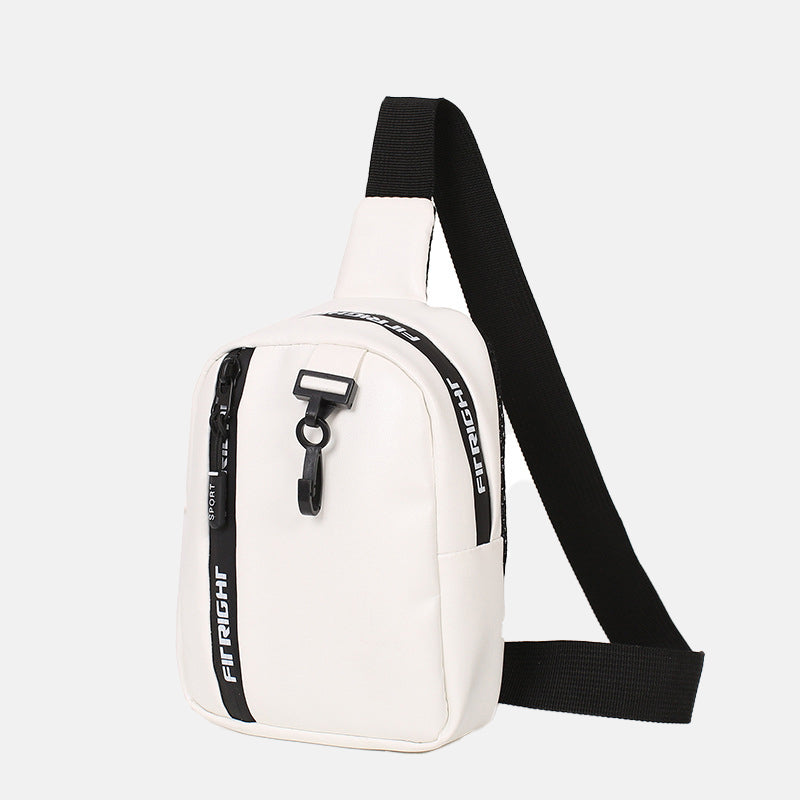 Women’s Letther Print Trim Crossbody Sling Bags image 5
