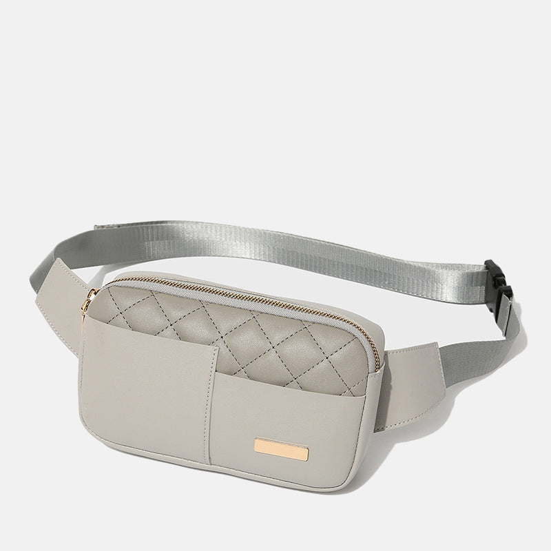 Women’s Stitching Quilted Waist Packs Sling Bags image 8