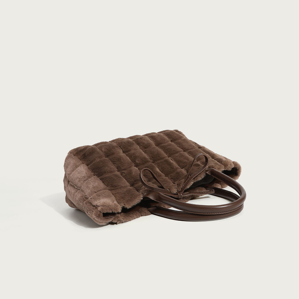 Women’s Fuzzy Woven Tote Bags image 4
