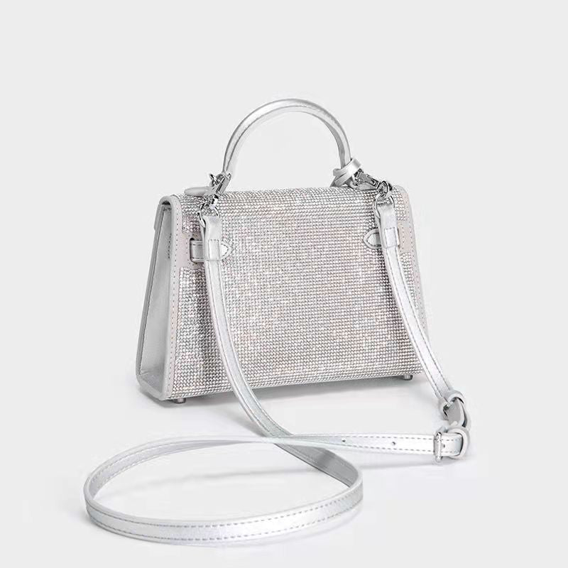 Women’s Rhinestones Evening Clutch Bags with Crossbody Strap image 3