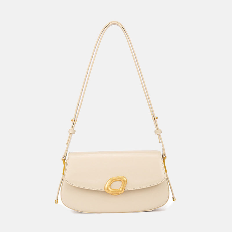Women’s SHELL Minimal Genuine Leather Baguette Bags image