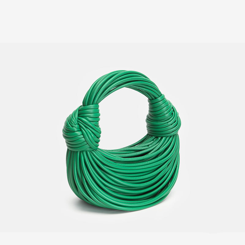 Women’s Genuine Leather Noodles Clutch Bags image 2
