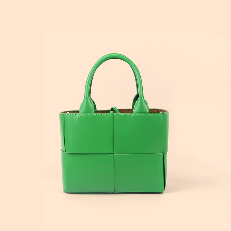 Women’s Chocolete Bar Genuine Leather Tote Bags image 4
