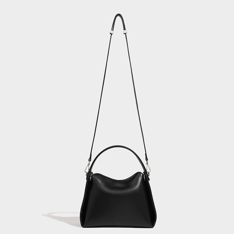 Women’s Minimal Top Handle Shoulder Bags in Vegan Leather image