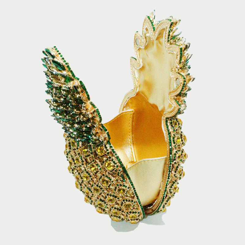 Women’s Handmade Rhinestones Pineapple Evening Clutch image 4