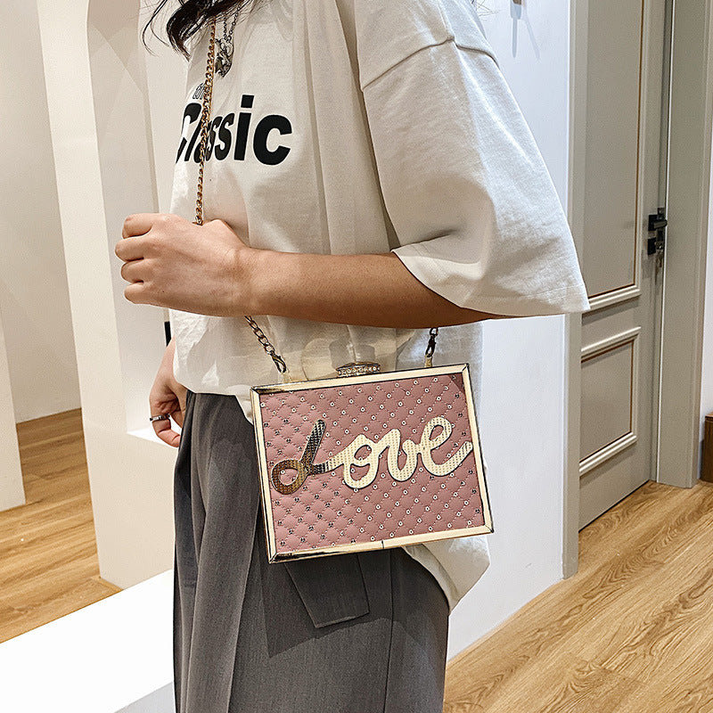 Women’s Quilted Love Small Evening Bags image 3