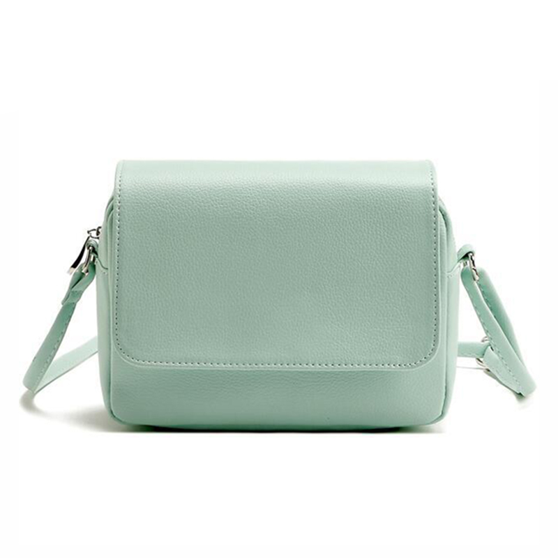 Women’s Mint Green Crossbody Bags in Vegan Leather image