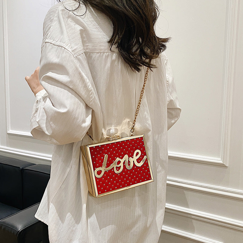 Women’s Quilted Love Small Evening Bags image 5