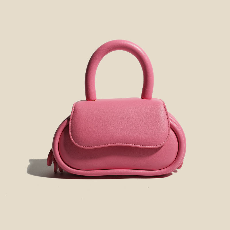 Women’s Genuine Leather Cute Small Crossbody Top Handle Bags image