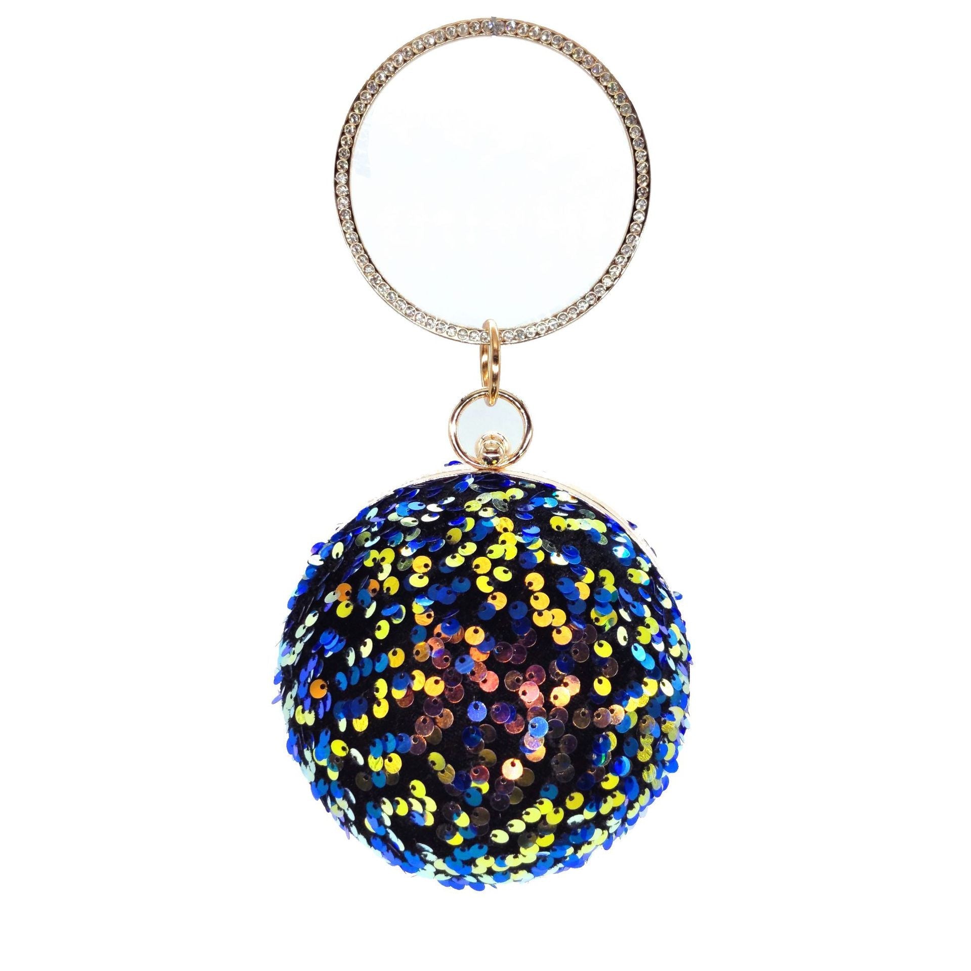Women’s Sequined Peacock Evening Clutch image 2