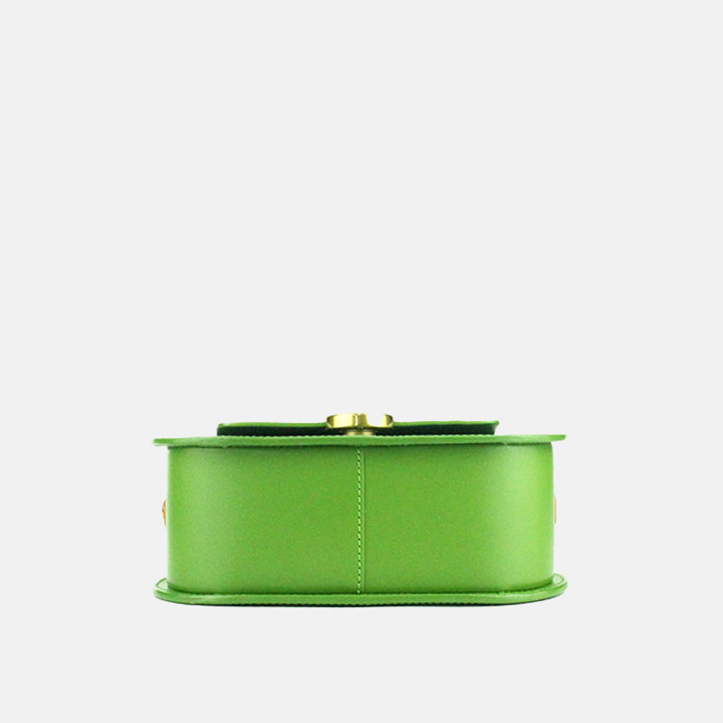 Women’s Mini Flap Genuine Leather Clutch Bags with Crossbody Strap image 5