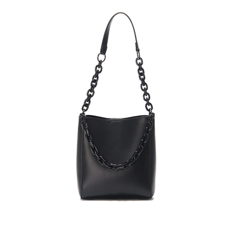 Women’s Minimalism Chains Tote Bags in Vegan Leather with Inner Bags image