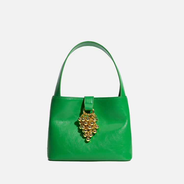 Women’s Golden Grapes Small Handbags in Genuine Leather image 5
