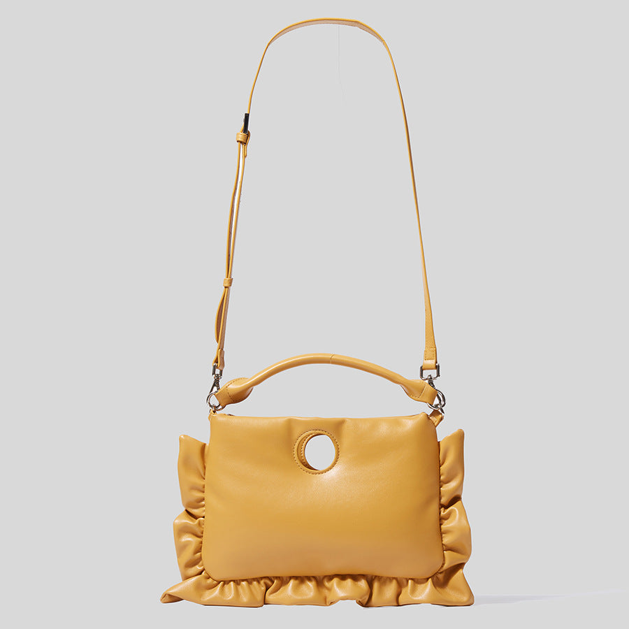 Women’s Hole In Pillow Hand Shoulder Bags in Vegan Leather image 3