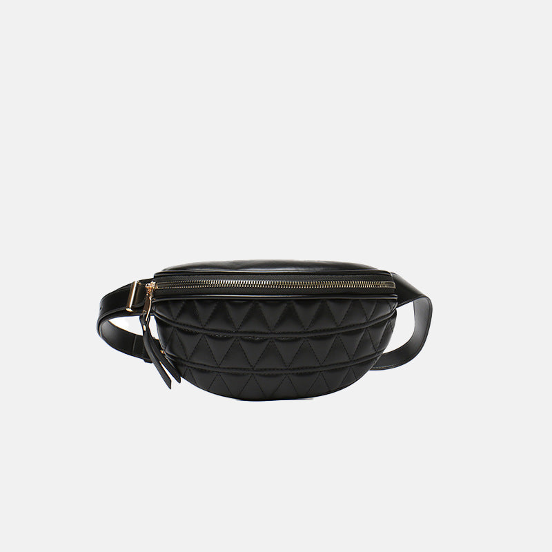Women’s Quilted Vegan Crossbody Waist Bags image
