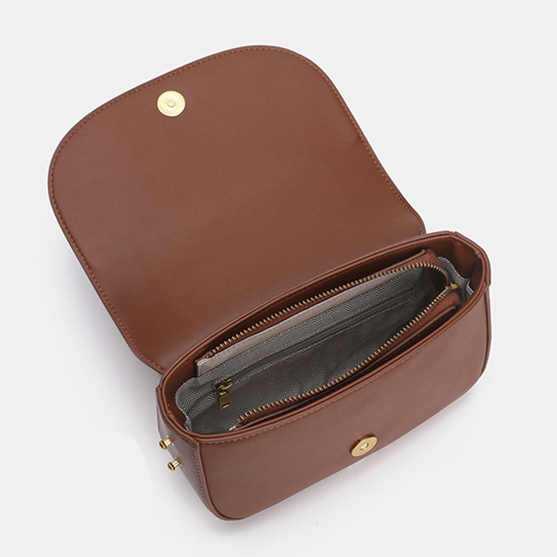 Women’s Vegan Leather Saddle Bags image 5