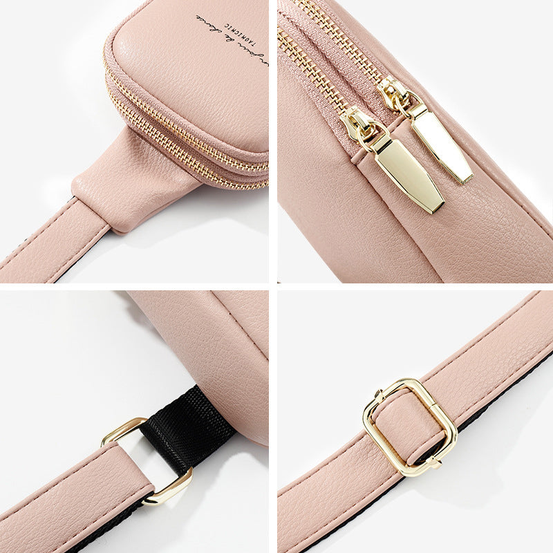 Women’s One Strap Crossbody Sling Bags in Vegan Leather image 8
