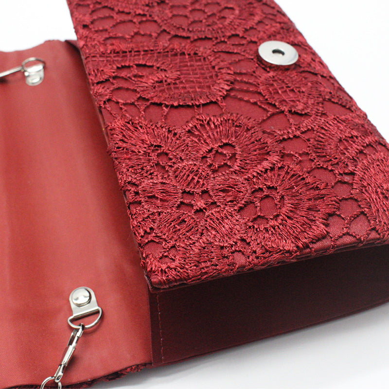 Women’s Lace Envolope Evening Clutch Bags Bridal Bags image 14