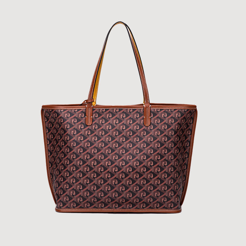 Women’s Letter Print Large Tote bags with Purse image 4