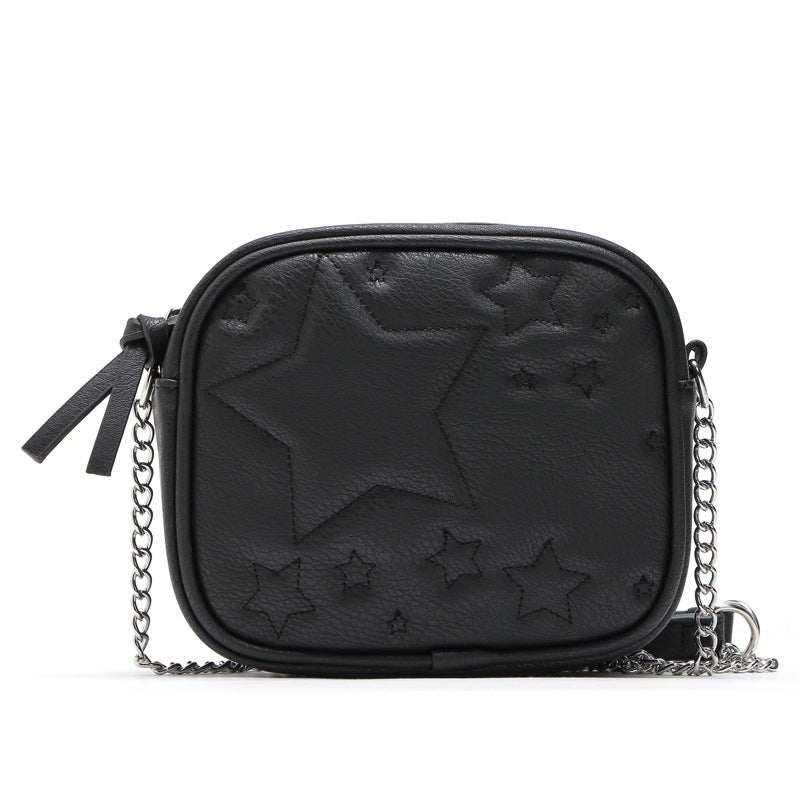 Women’s Stars Quilted Crossbody Bags in Vegan Leather image