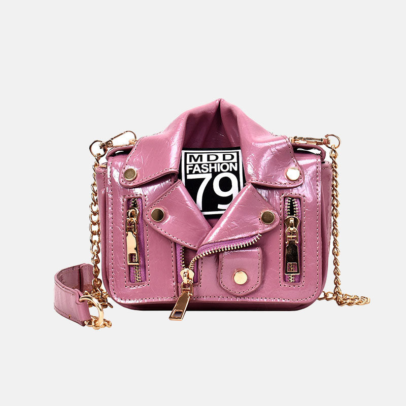 Women’s Jacket Flap Crossbody Bags in Vegan Leather image 4
