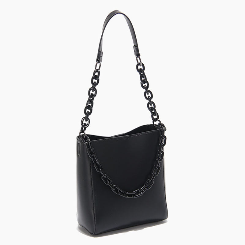 Women’s Minimalism Chains Tote Bags in Vegan Leather with Inner Bags image 2