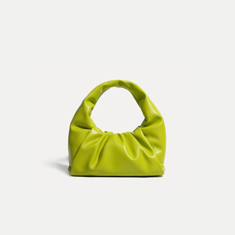 Women’s Slouchy Hand Clutch in Genuine Leather image 5