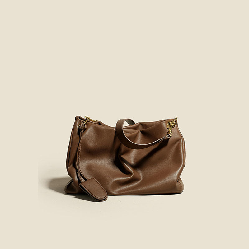 Women’s Soft Leather Cozy Shoulder Clutch Bags image 3