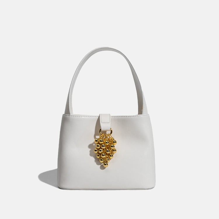 Women’s Golden Grapes Small Handbags in Genuine Leather image 6