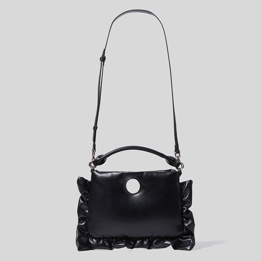 Women’s Hole In Pillow Hand Shoulder Bags in Vegan Leather image 4