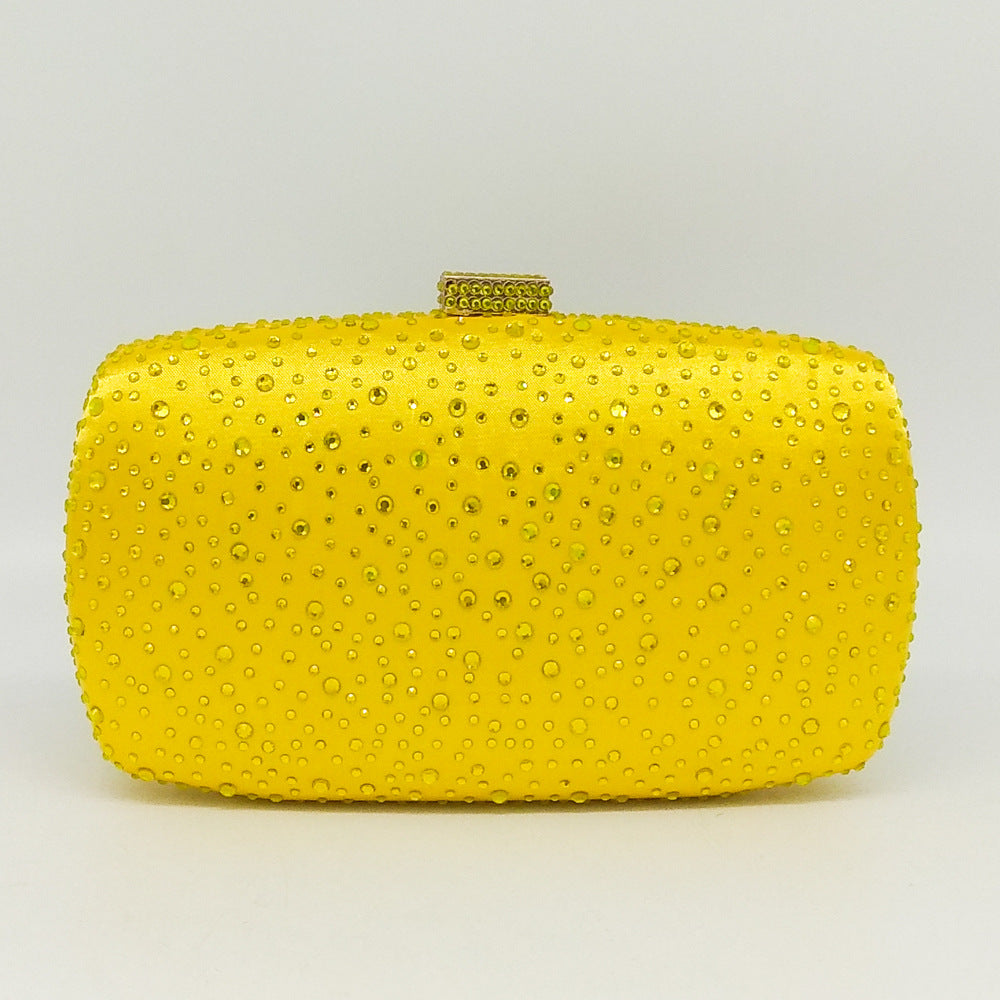 Women’s Rhinestones Evening Clutch in Satin image 3