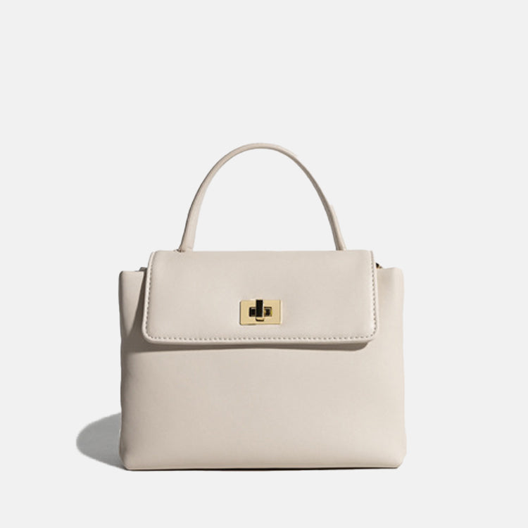 Women’s Small Minimal Genuine Leather Flap Satchel Handbags image 5