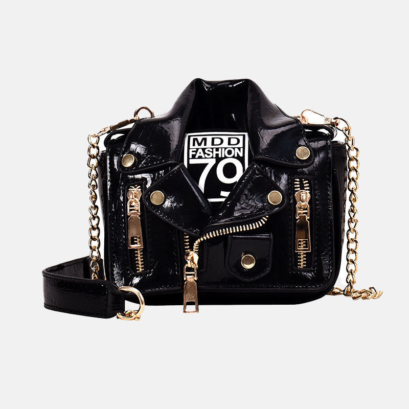 Women’s Jacket Flap Crossbody Bags in Vegan Leather image 2