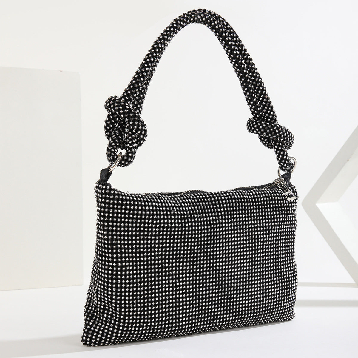 Women’s Black Rhinestones Evening Bags image 4
