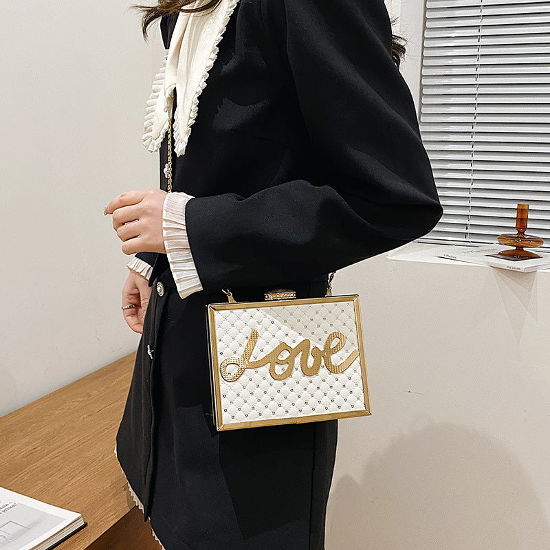 Women’s Quilted Love Small Evening Bags image 8