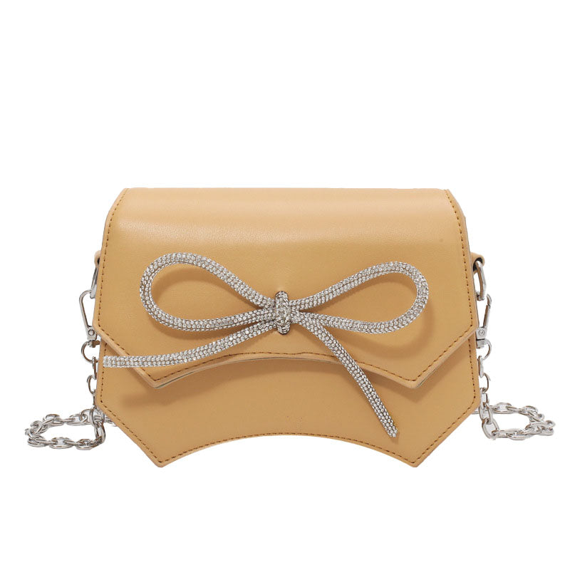 Women’s Rhinestone Bow Crossbody Bags in Vegan Leather image 4