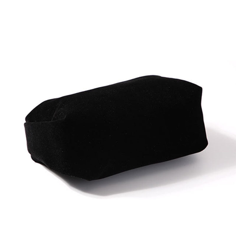 Women’s Black Velvet Slouch Top Handle Evening Clutch Bags image 3
