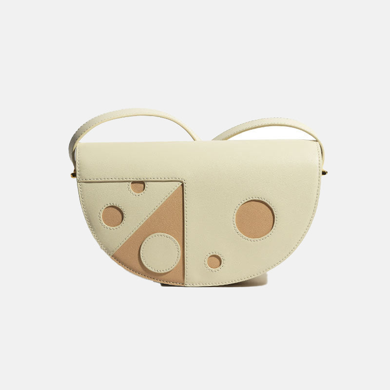 Women’s Hollow Out Genuine Leather Saddle Bags image 6