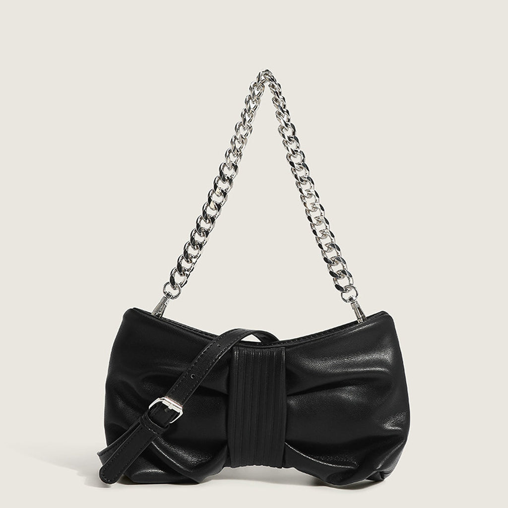 Women’s Chains Large Bowknot Baguette Bags image 5