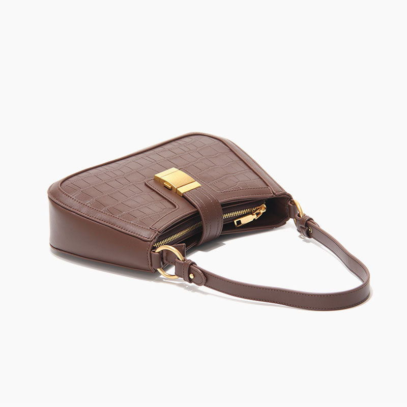 Women’s Croc Baguette Bags in Vegan Leather image 5