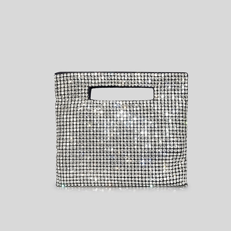 Women’s Square All Over Rhinestones Evening Clutch Bags image