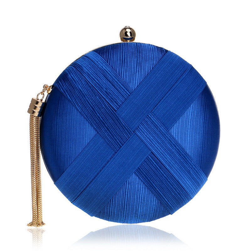 Women’s Round Tassel Evening Clutch Bags image 7